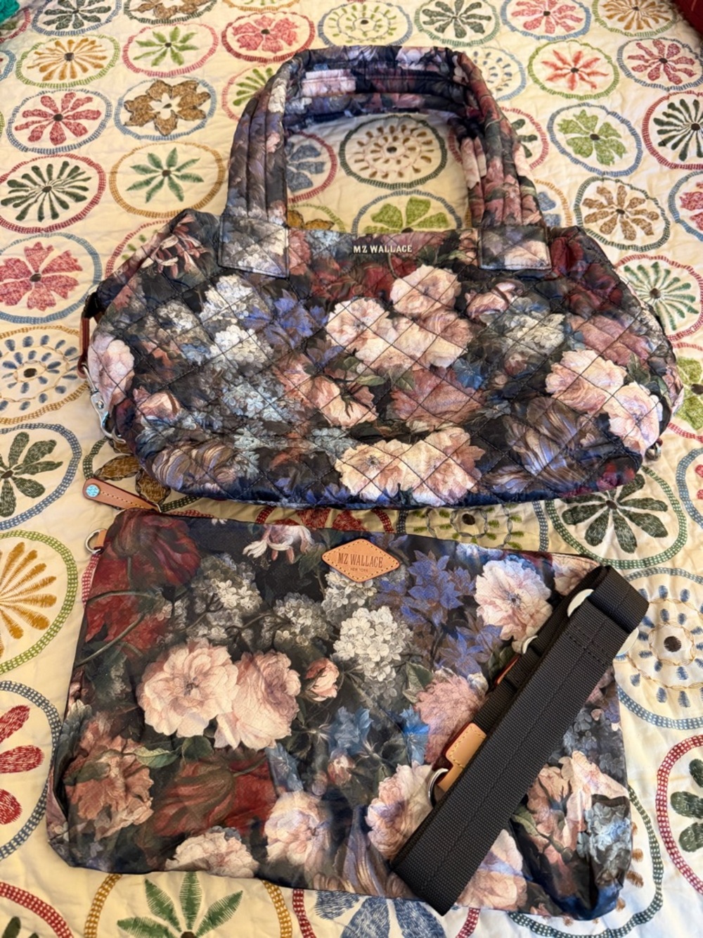 MZ Wallace midnight garden original medium Sutton